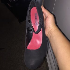 Madeline black heels
